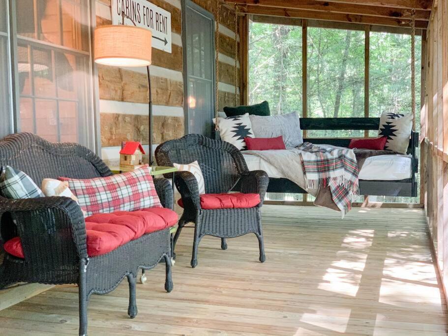 Villa Hot Tub, Porch Swing Bed, Fire Pit, Aska Adventure Blue Ridge Exterior foto